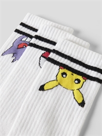 NAME IT 3-Pak Tennis Strømper Morten Pokemon Bright White